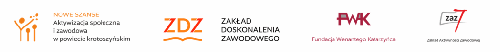Loga, Nowe Szanse, Zakład Doskonalenia Zawodowego, Fundacja Wenantego Katarzyńca, Zakład Aktywności Zawodowej