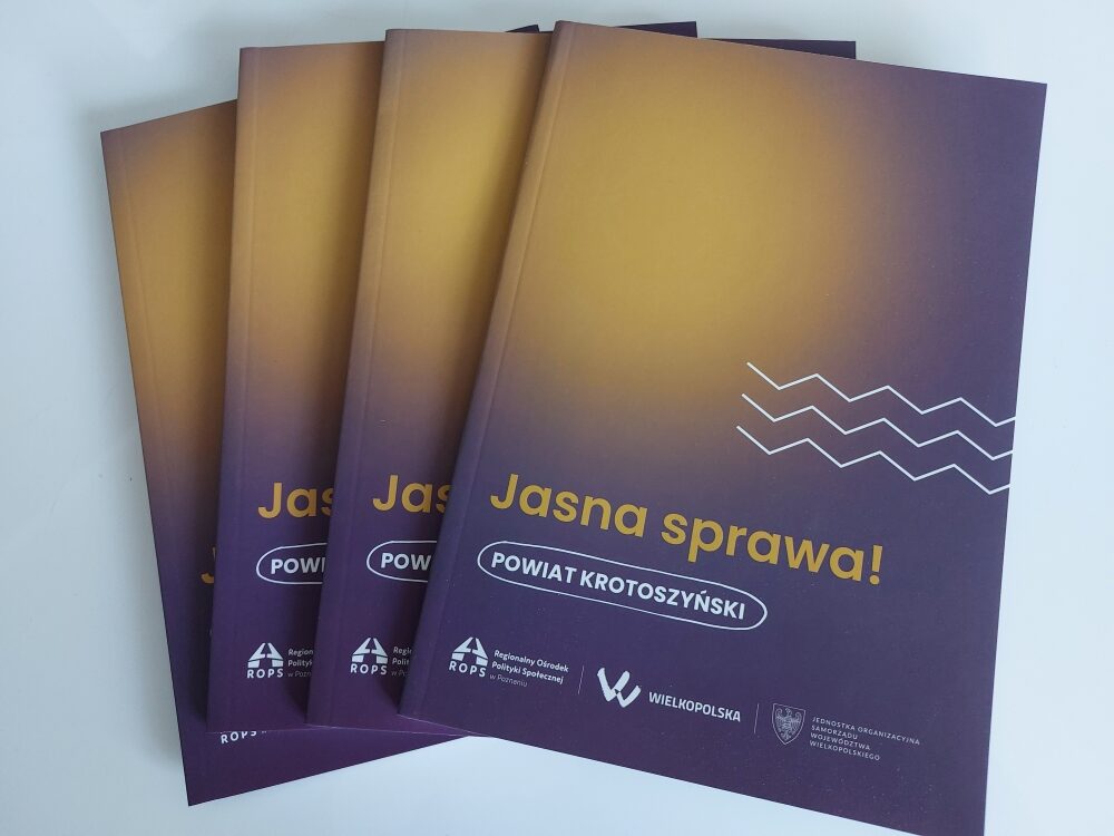 Biuletyn -Jasna sprawa Powiat krotoszyński, Regionalny Ośrodek Polityki Społecznej, Wielkopolska